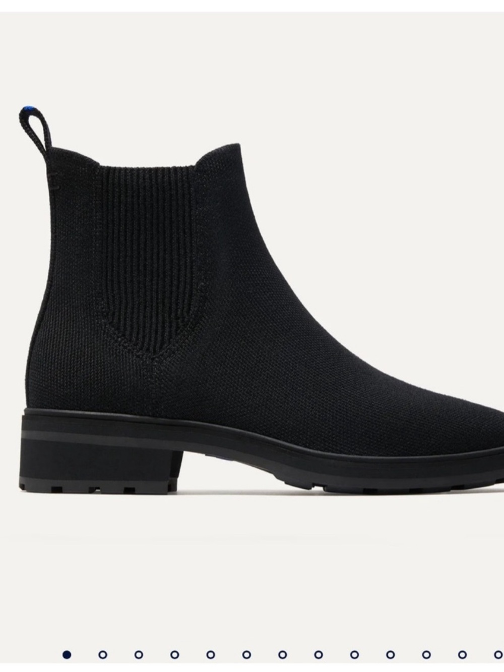 New without box! Rothy’s The Lug Boot in Black size 9